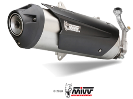 MIVV C.YA.0008 YAMAHA MAJESTY 400 (2004 - 2006) Full System Exhaust "URBAN" (Stainless Steel; not approved) – Accessories in the 2WheelsHero Motorcycle Aftermarket Accessories and Parts Online Shop