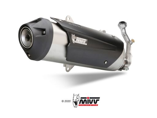 MIVV C.YA.0009 YAMAHA X-MAX 300 (2017 - 2020) Slip On Exhaust "URBAN" (Stainless Steel; not approved) – Accessories in the 2WheelsHero Motorcycle Aftermarket Accessories and Parts Online Shop