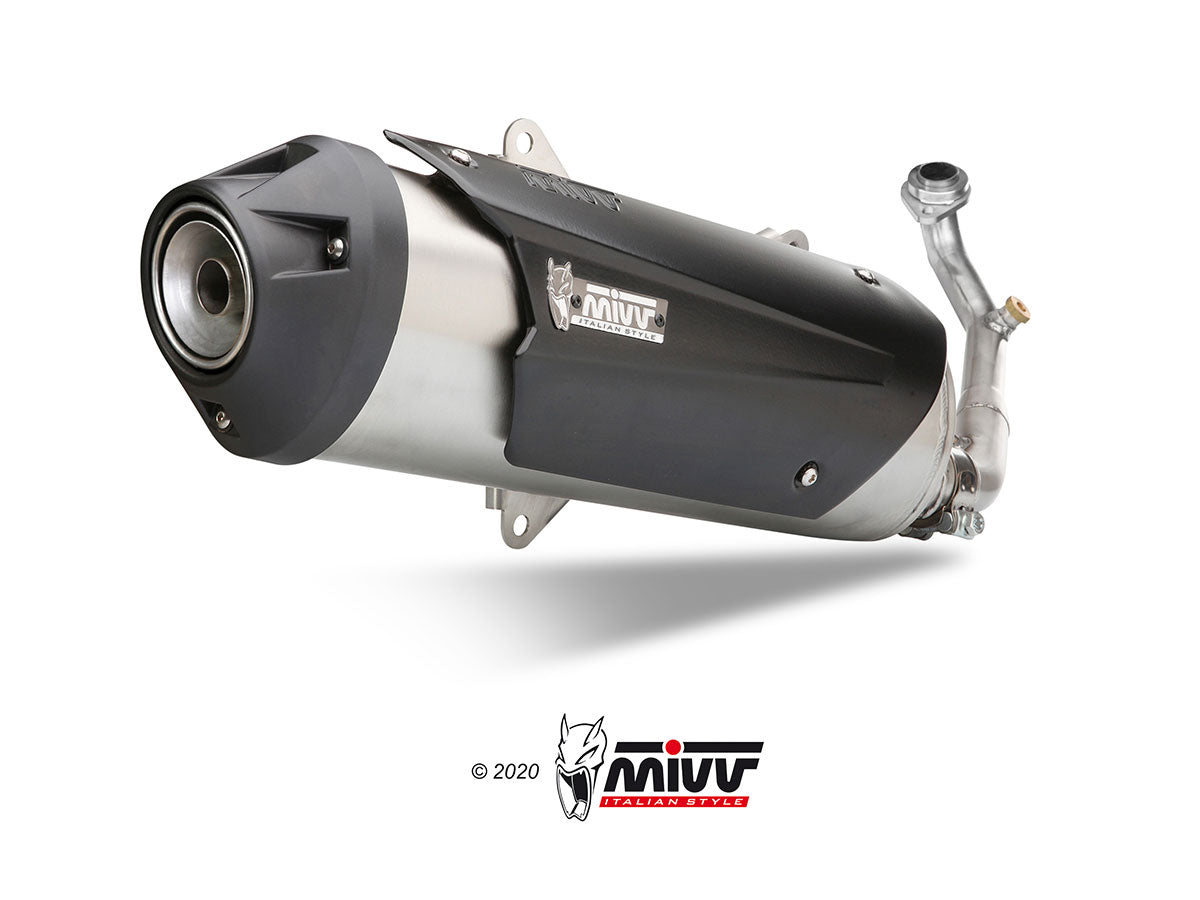 MIVV C.SU.0007 SUZUKI BURGMAN 400 ( 2006 / 16 ) Full System Exhaust "Urban" (stainless steel; not approved) – Accessories in the 2WheelsHero Motorcycle Aftermarket Accessories and Parts Online Shop