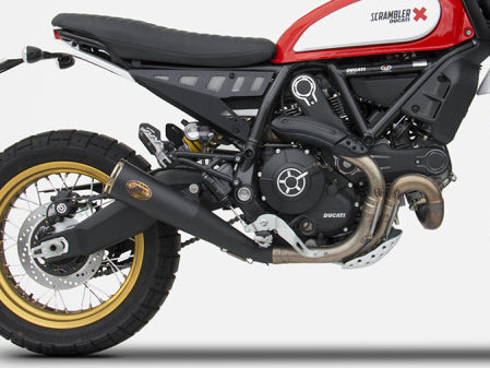 ZARD Ducati Scrambler 800 Desert Sled (17/18) Stainless Steel Slip-on Exhaust "Zuma" – Accessories in the 2WheelsHero Motorcycle Aftermarket Accessories and Parts Online Shop