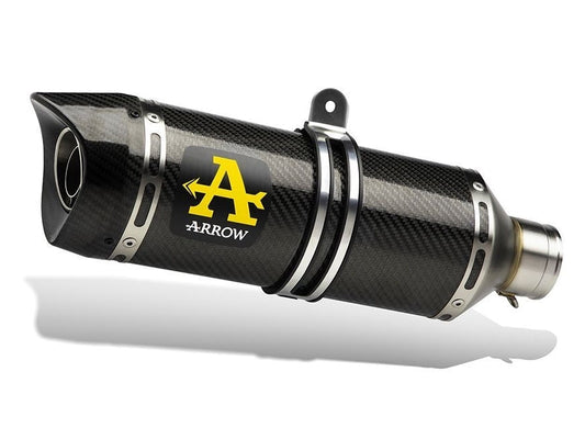 ARROW 71831MK Yamaha MT03 (2016+) Carbon Slip-on Exhaust "Thunder" – Accessories in the 2WheelsHero Motorcycle Aftermarket Accessories and Parts Online Shop