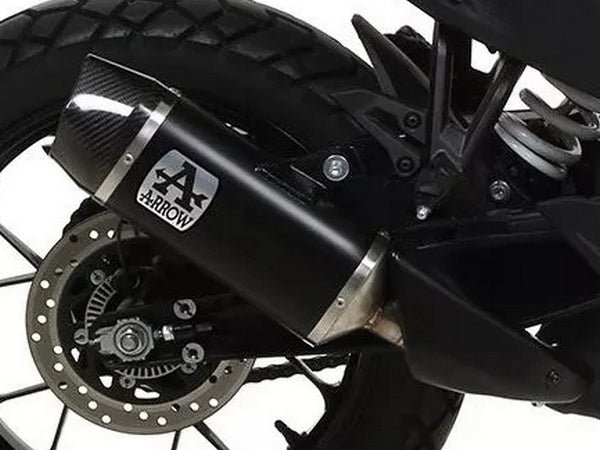 ARROW 72627AKN KTM 390 Adventure (2020+) Dark Aluminum Slip-on Exhaust "Indy Race" – Accessories in the 2WheelsHero Motorcycle Aftermarket Accessories and Parts Online Shop