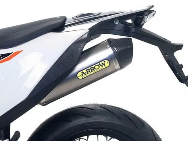 ARROW 72156PD+72624PK KTM 690 SMC R (2019+) Titanium Slip-on Exhaust "Race Tech" – Accessories in the 2WheelsHero Motorcycle Aftermarket Accessories and Parts Online Shop