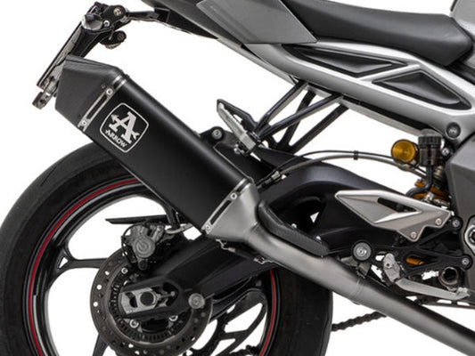 ARROW 71502VAN Triumph Street Triple 765 (2020+) Black Aluminum Slip-on Exhaust "Veloce" – Accessories in the 2WheelsHero Motorcycle Aftermarket Accessories and Parts Online Shop