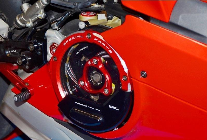 SLI05 - DUCABIKE Ducati Panigale V4 / Streetfighter Clutch Cover Guard – Accessories in the Motodeal Motorcycle Aftermarket Accessories and Parts Online Shop