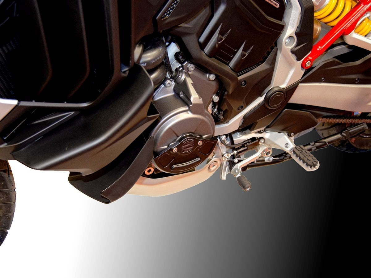 SLI08 - DUCABIKE Ducati Multistrada V4 (2021+) Alternator Cover Guard – Accessories in the Motodeal Motorcycle Aftermarket Accessories and Parts Online Shop