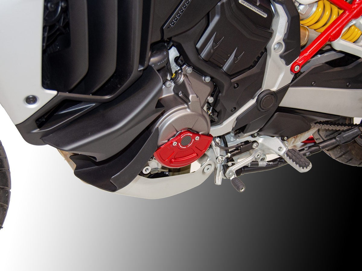 SLI08 - DUCABIKE Ducati Multistrada V4 (2021+) Alternator Cover Guard – Accessories in the Motodeal Motorcycle Aftermarket Accessories and Parts Online Shop