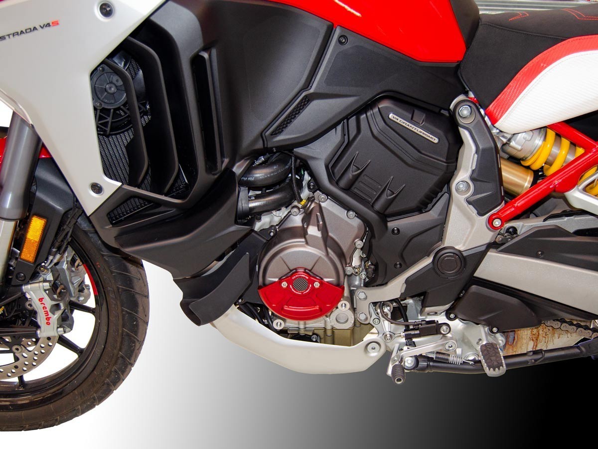 SLI08 - DUCABIKE Ducati Multistrada V4 (2021+) Alternator Cover Guard – Accessories in the Motodeal Motorcycle Aftermarket Accessories and Parts Online Shop