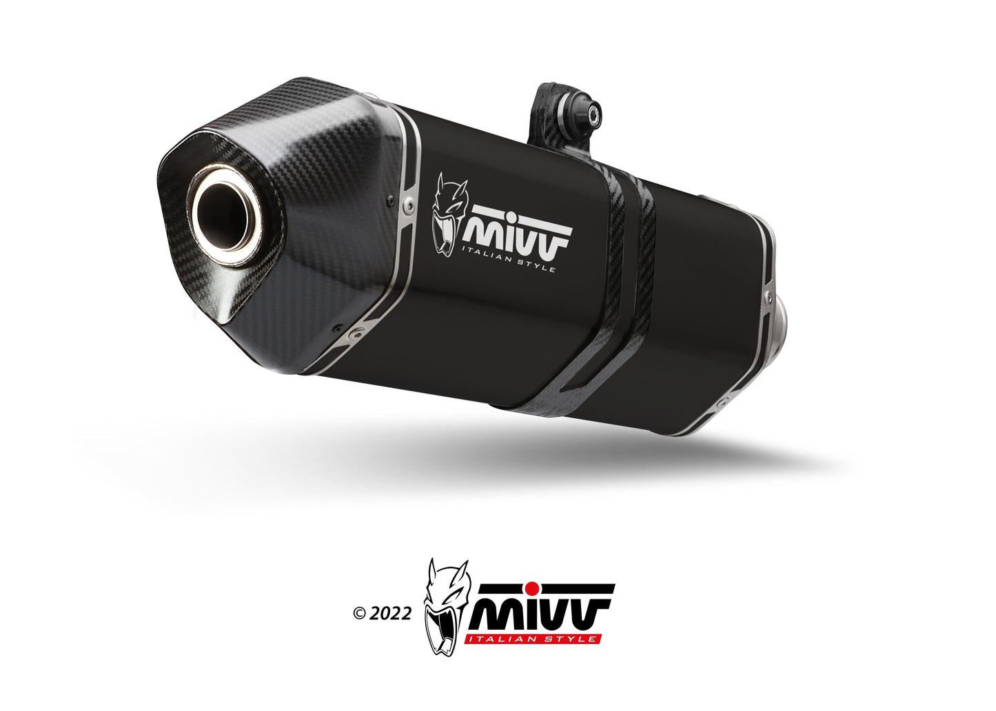 MIVV B.004 BMW R 1200 GS / Adventure (2008 / 09) Slip-on Exhaust "Speed Edge" (black; approved) – Accessories in the 2WheelsHero Motorcycle Aftermarket Accessories and Parts Online Shop