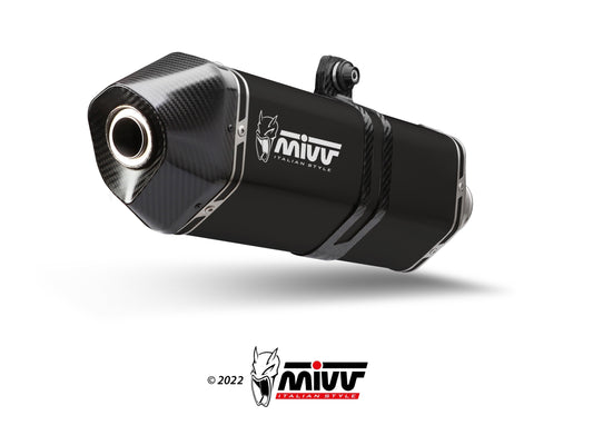 MIVV H.070 HONDA CBR 1000 RR ( 2017 - 19 ) Slip On Exhaust "Speed Edge" (black; approved) – Accessories in the 2WheelsHero Motorcycle Aftermarket Accessories and Parts Online Shop