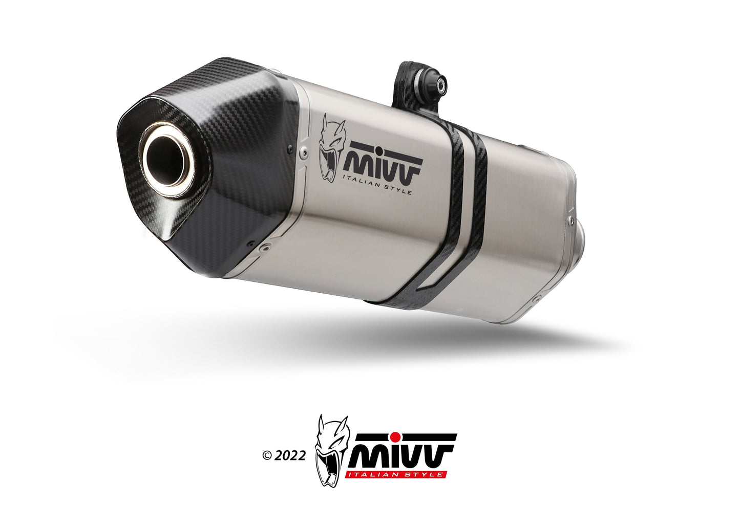 MIVV B.016 BMW R 1200 GS / Adventure (13 / 18) Slip-on Exhaust "Speed Edge" (stainless steel; approved) – Accessories in the 2WheelsHero Motorcycle Aftermarket Accessories and Parts Online Shop