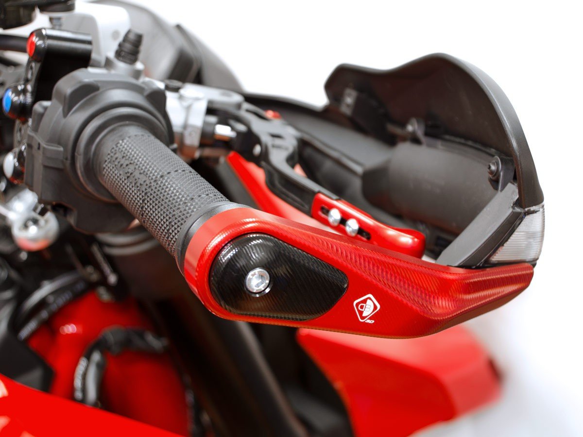 SPM02 - DUCABIKE Ducati Hypermotard / Multistrada Handguards Protection (bi-color) – Accessories in the Motodeal Motorcycle Aftermarket Accessories and Parts Online Shop