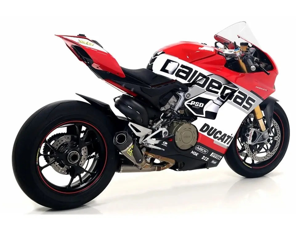 ARROW 71161PK Ducati Panigale V4 (2018+) Titanium Slip-on Exhaust "Works" (racing) – Accessories in the 2WheelsHero Motorcycle Aftermarket Accessories and Parts Online Shop