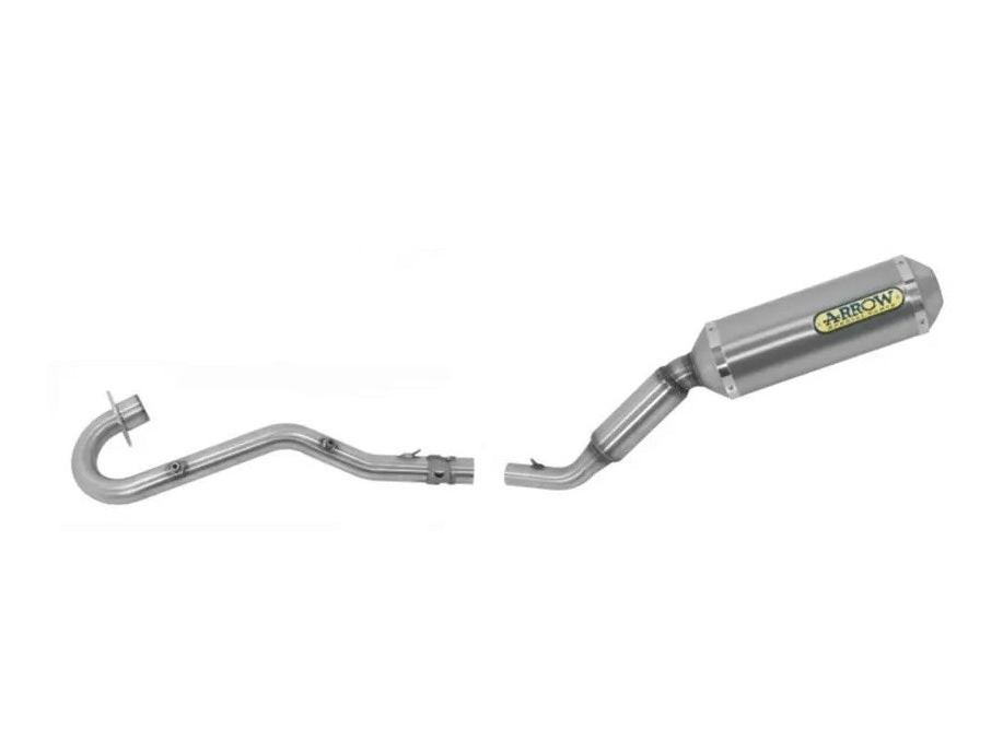 ARROW 52001MI+52501AO Honda XR125L (2004+) Aluminum Full Exhaust System "Competition Evo Thunder" (racing) – Accessories in the 2WheelsHero Motorcycle Aftermarket Accessories and Parts Online Shop