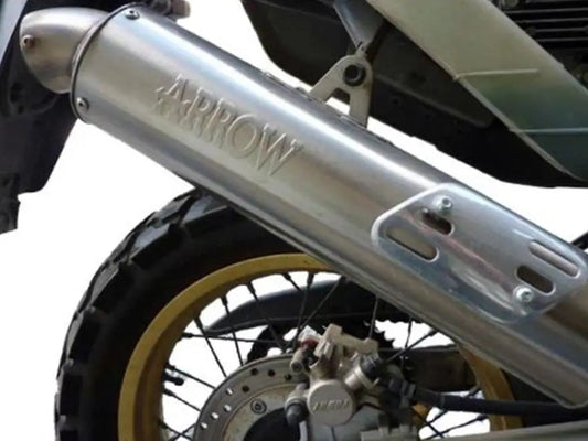 ARROW 72604PD Honda Africa Twin XRV750 (1990+) Steel Slip-on Exhaust "Enduro" – Accessories in the 2WheelsHero Motorcycle Aftermarket Accessories and Parts Online Shop