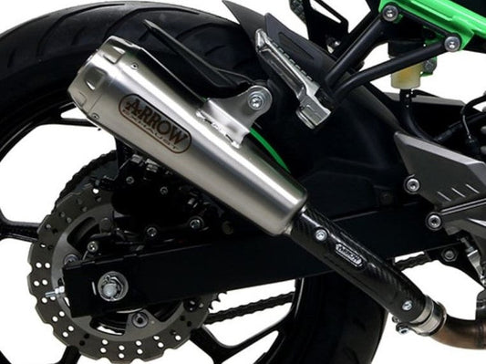 ARROW 71897PRI Kawasaki Ninja 125 (2019+) Steel Slip-on Exhaust "Pro Race" – Accessories in the 2WheelsHero Motorcycle Aftermarket Accessories and Parts Online Shop