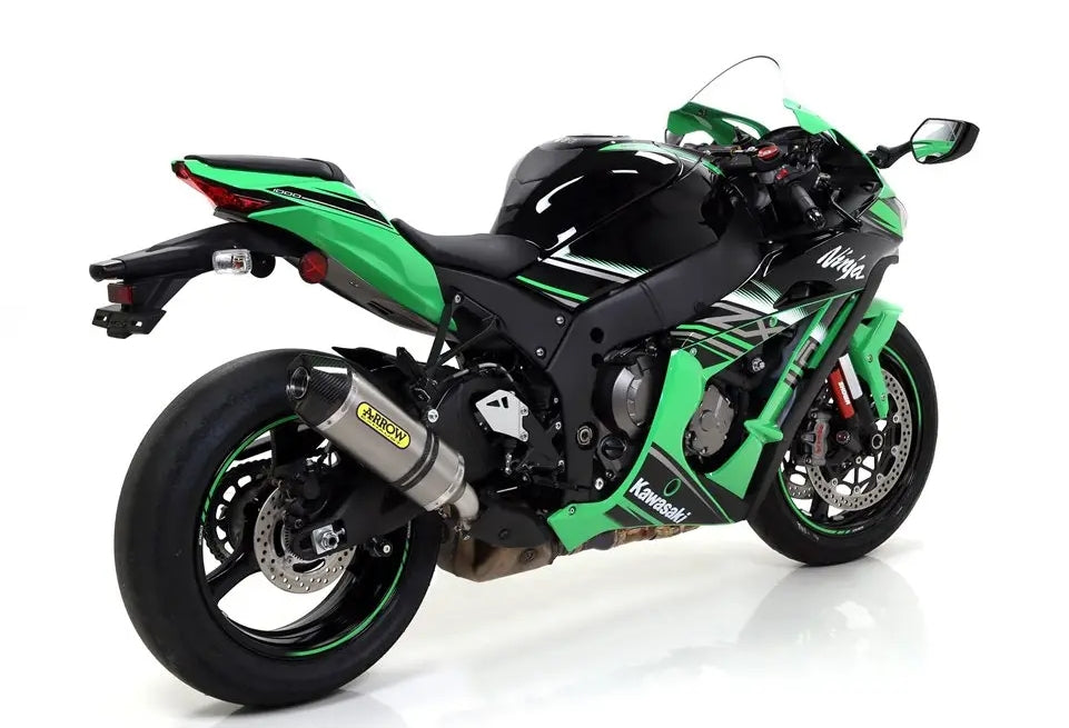 ARROW 71636MI+71841PK Kawasaki ZX10R (2016+) Titanium Slip-on Exhaust "Race Tech" – Accessories in the 2WheelsHero Motorcycle Aftermarket Accessories and Parts Online Shop