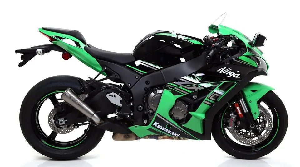 ARROW 71636MI+71841PR Kawasaki ZX10R (2016+) Titanium Slip-on Exhaust "Pro Race" – Accessories in the 2WheelsHero Motorcycle Aftermarket Accessories and Parts Online Shop