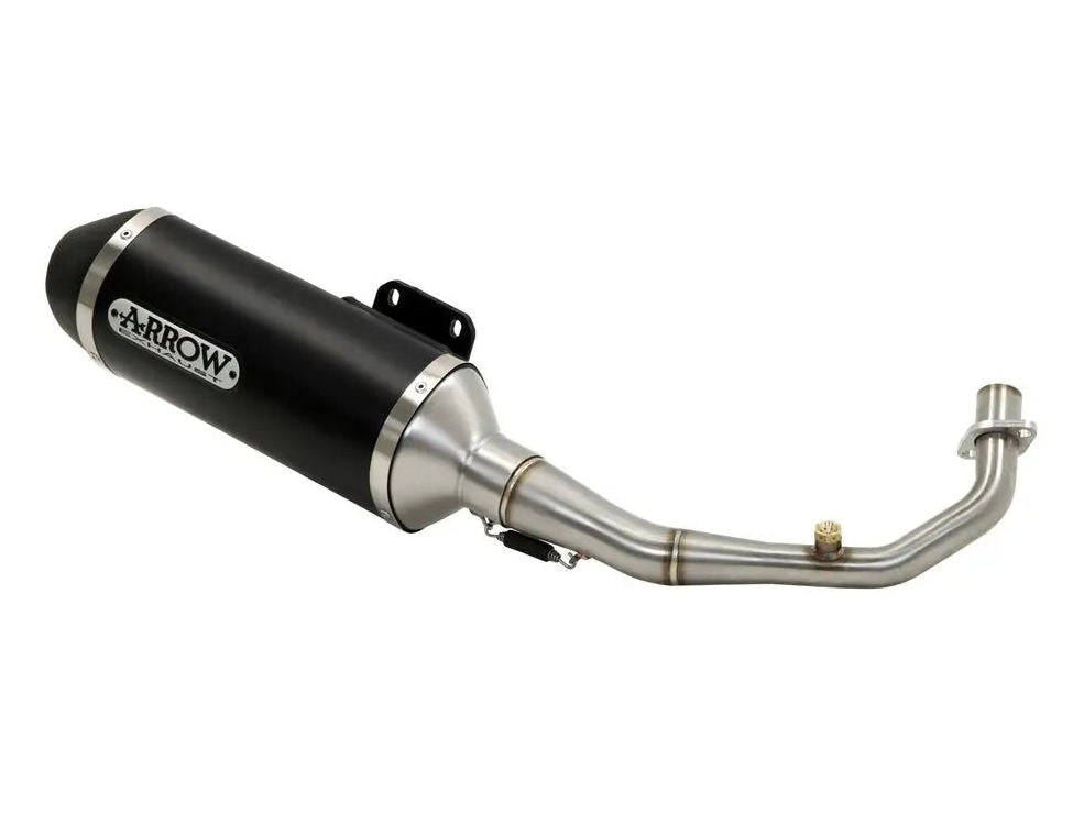 ARROW 73018KZ+73517AKN Kymco Xciting 400I S (2019+) Aluminum Full Exhaust System "Competition Evo Race-Tech" – Accessories in the 2WheelsHero Motorcycle Aftermarket Accessories and Parts Online Shop