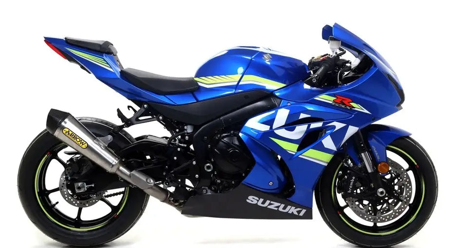 ARROW 71855XKI Suzuki GSXR1000/R (2017+) Steel Slip-on Exhaust "X Kone" – Accessories in the 2WheelsHero Motorcycle Aftermarket Accessories and Parts Online Shop