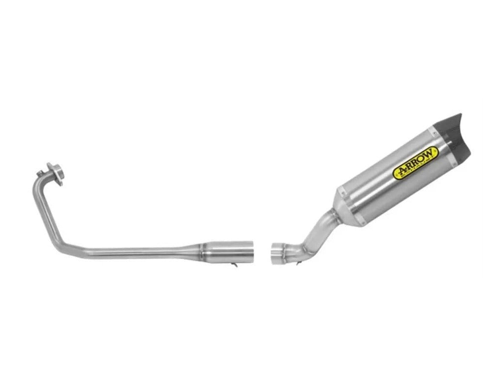 ARROW 71681MI+71871PK Suzuki GSXS125/GSXR125 (2017+) Titanium Full Exhaust System "Competition Evo Thunder" (racing) – Accessories in the 2WheelsHero Motorcycle Aftermarket Accessories and Parts Online Shop