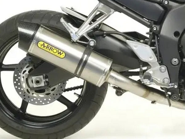 ARROW 71343MI+71708AK Yamaha FZ1/Fazer (2006+) Aluminum Slip-on Exhaust "Maxi Race Tech" – Accessories in the 2WheelsHero Motorcycle Aftermarket Accessories and Parts Online Shop