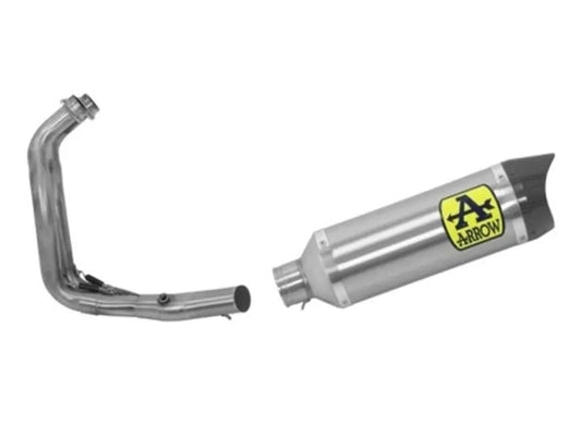 ARROW 71758MI+71930PK Yamaha MT07 (2021+) Titanium Full Exhaust System "Competition Evo Thunder" (racing) – Accessories in the 2WheelsHero Motorcycle Aftermarket Accessories and Parts Online Shop