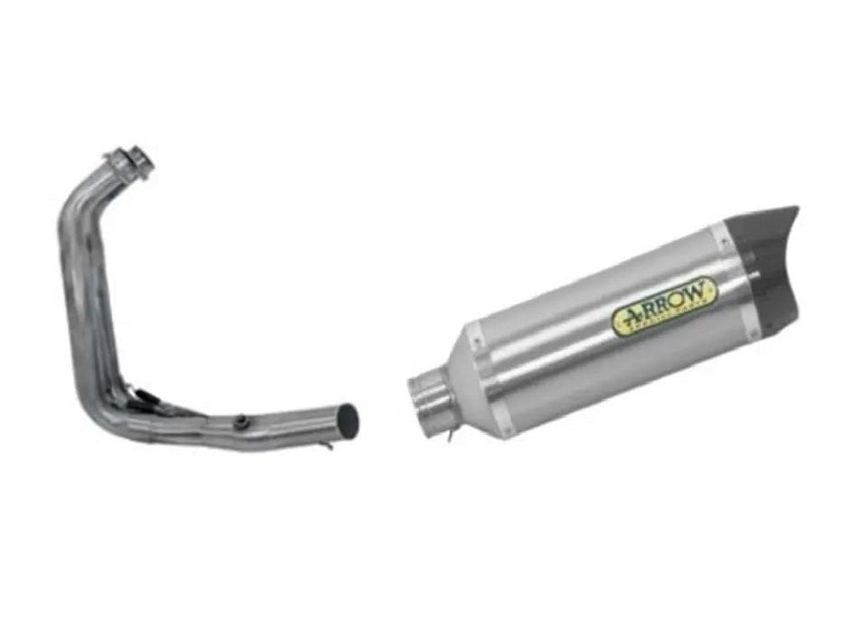 ARROW 71655MI+71817PK Yamaha MT07 (2014+) Titanium Full Exhaust System "Competition Evo Thunder" (racing) – Accessories in the 2WheelsHero Motorcycle Aftermarket Accessories and Parts Online Shop