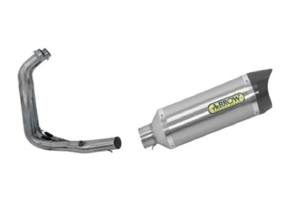 ARROW 71655KZ+71817PK Yamaha Tracer 700 (2016+) Titanium Full Exhaust System "Competition Evo Thunder" – Accessories in the 2WheelsHero Motorcycle Aftermarket Accessories and Parts Online Shop