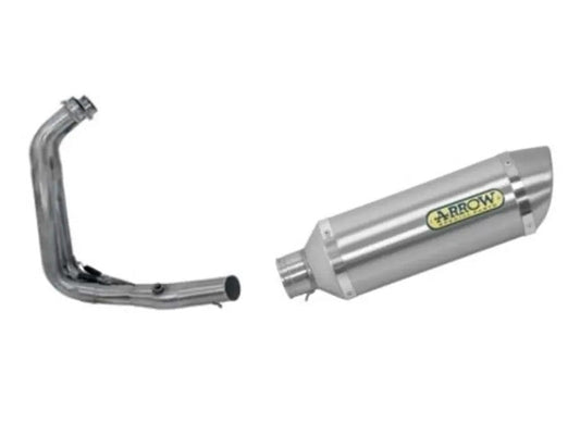 ARROW 71605KZ+71817AO Yamaha Tracer 700 (2016+) Aluminum Full Exhaust System "Competition Evo Thunder" – Accessories in the 2WheelsHero Motorcycle Aftermarket Accessories and Parts Online Shop