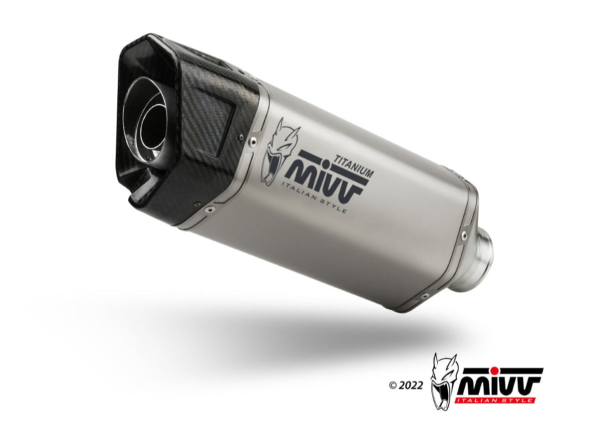MIVV B.040 BMW R 1250 R / RS (2021 + ) Slip-on Exhaust "SR-1" (titanium; approved) – Accessories in the 2WheelsHero Motorcycle Aftermarket Accessories and Parts Online Shop
