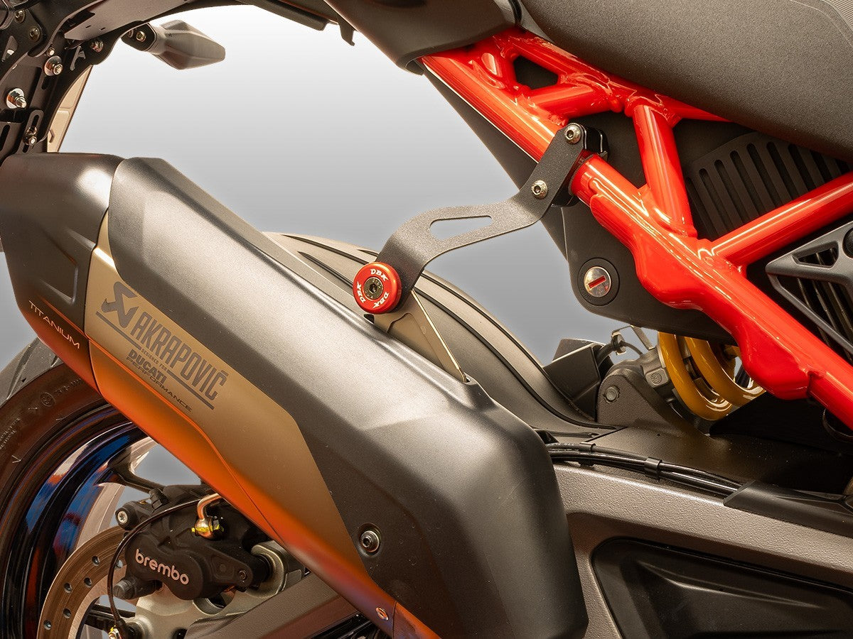 DBK DUCABIKE SS05 Ducati Multistrada V4 / V4S (2025+) Exhaust Support – Accessories in the Motodeal Motorcycle Aftermarket Accessories and Parts Online Shop