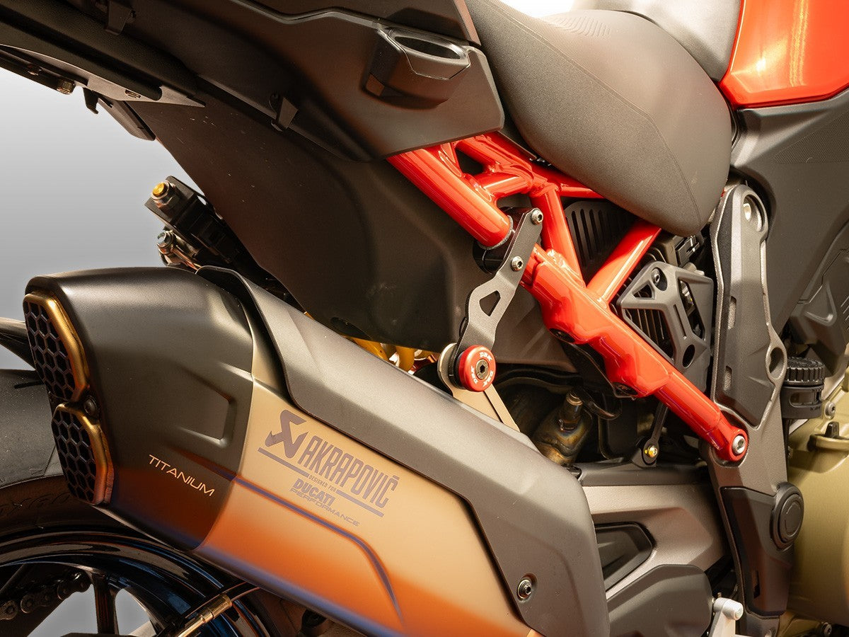 DBK DUCABIKE SS05 Ducati Multistrada V4 / V4S (2025+) Exhaust Support – Accessories in the Motodeal Motorcycle Aftermarket Accessories and Parts Online Shop