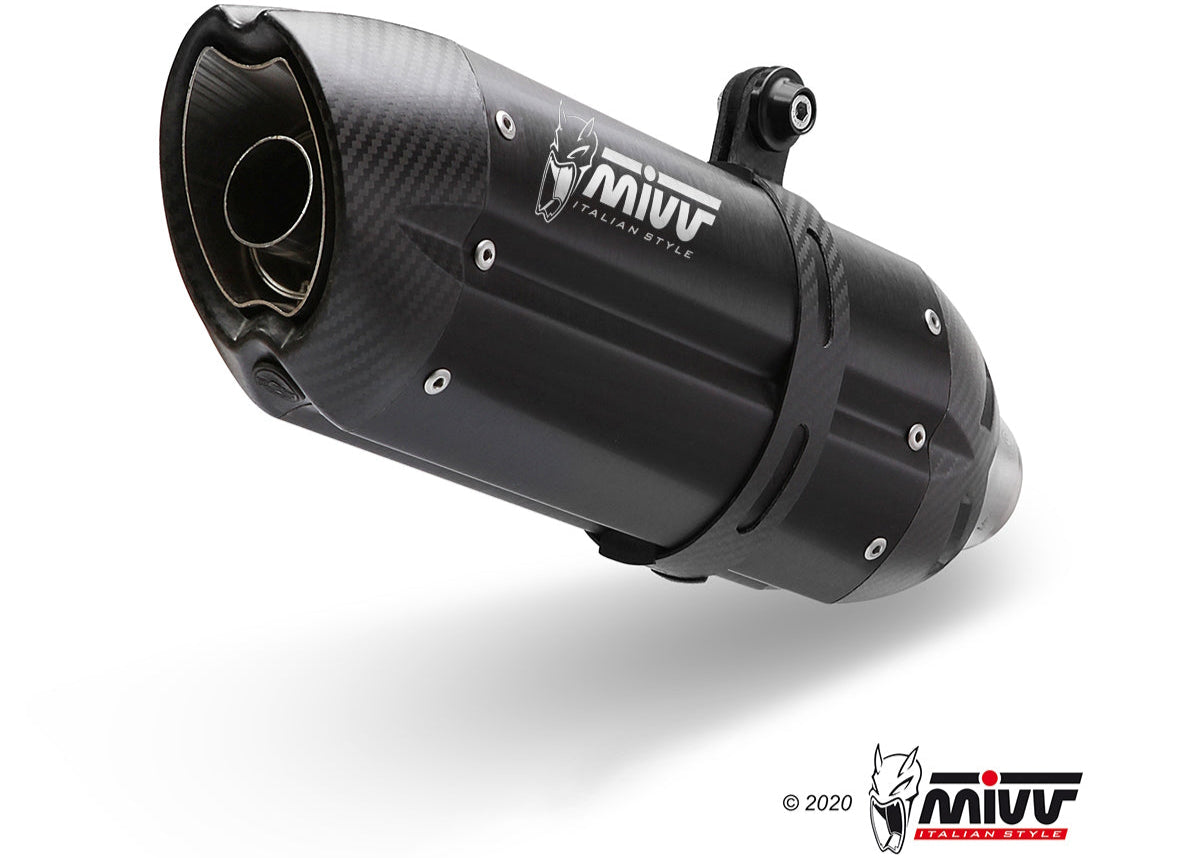 MIVV D.034 Ducati Multistrada 1200 (15/17) Slip-on Exhaust "Suono" (black; approved) – Accessories in the 2WheelsHero Motorcycle Aftermarket Accessories and Parts Online Shop