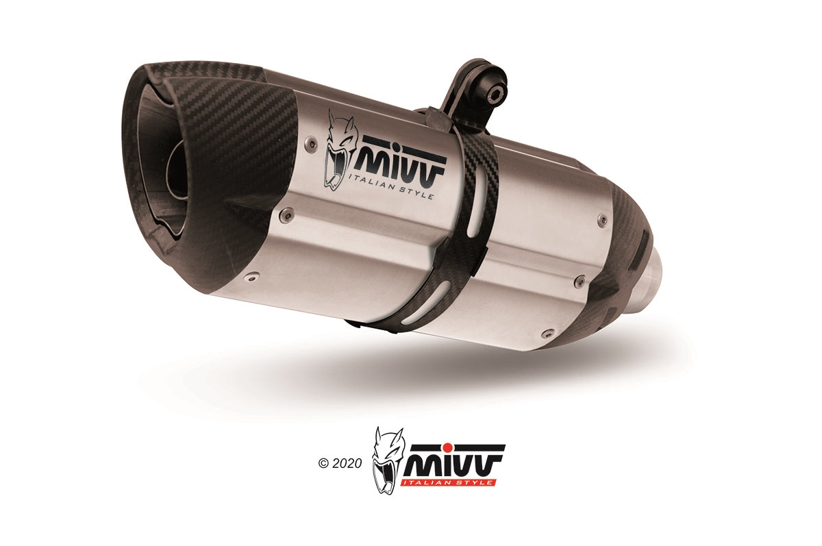 MIVV A.010 Aprilia Dorsoduro 1200 (12/16) Dual Underseat Slip-on Exhaust "Suono" (stainless steel; approved) – Accessories in the 2WheelsHero Motorcycle Aftermarket Accessories and Parts Online Shop