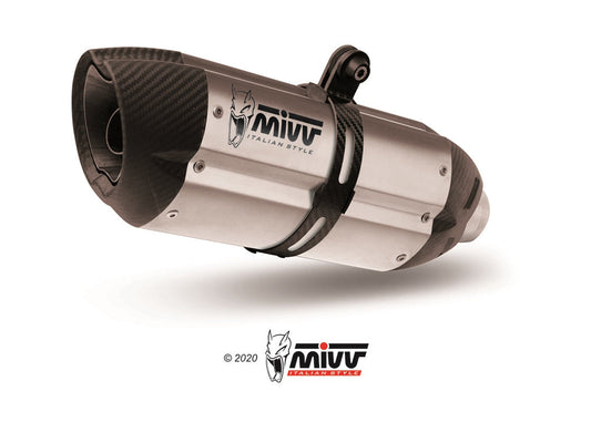 MIVV D.030 Ducati Monster 821 (14/17) Slip-on Exhaust "Suono" (stainless steel; approved) – Accessories in the 2WheelsHero Motorcycle Aftermarket Accessories and Parts Online Shop