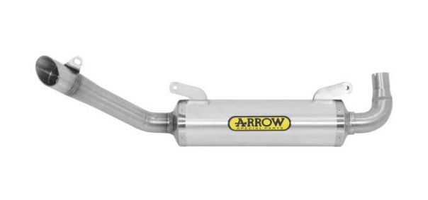 ARROW 51509AO Aprilia RS4 125 (2011+) Aluminum Slip-on Exhaust "Thunder" – Accessories in the 2WheelsHero Motorcycle Aftermarket Accessories and Parts Online Shop