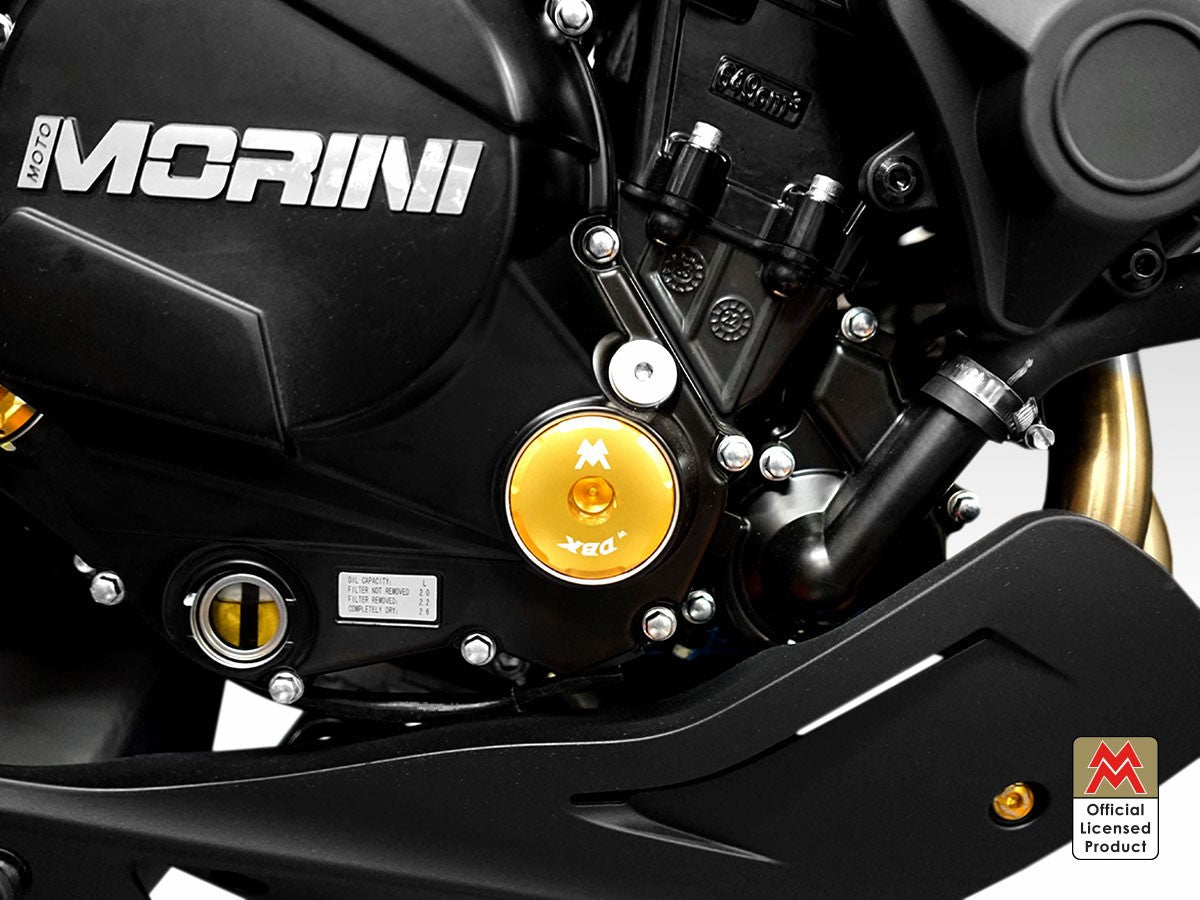 TIF03 - DBK Moto Morini Seiemezzo SCR / STR / X-Cape 650  (2021+) Timing Inspection Cap – Accessories in the Motodeal Motorcycle Aftermarket Accessories and Parts Online Shop