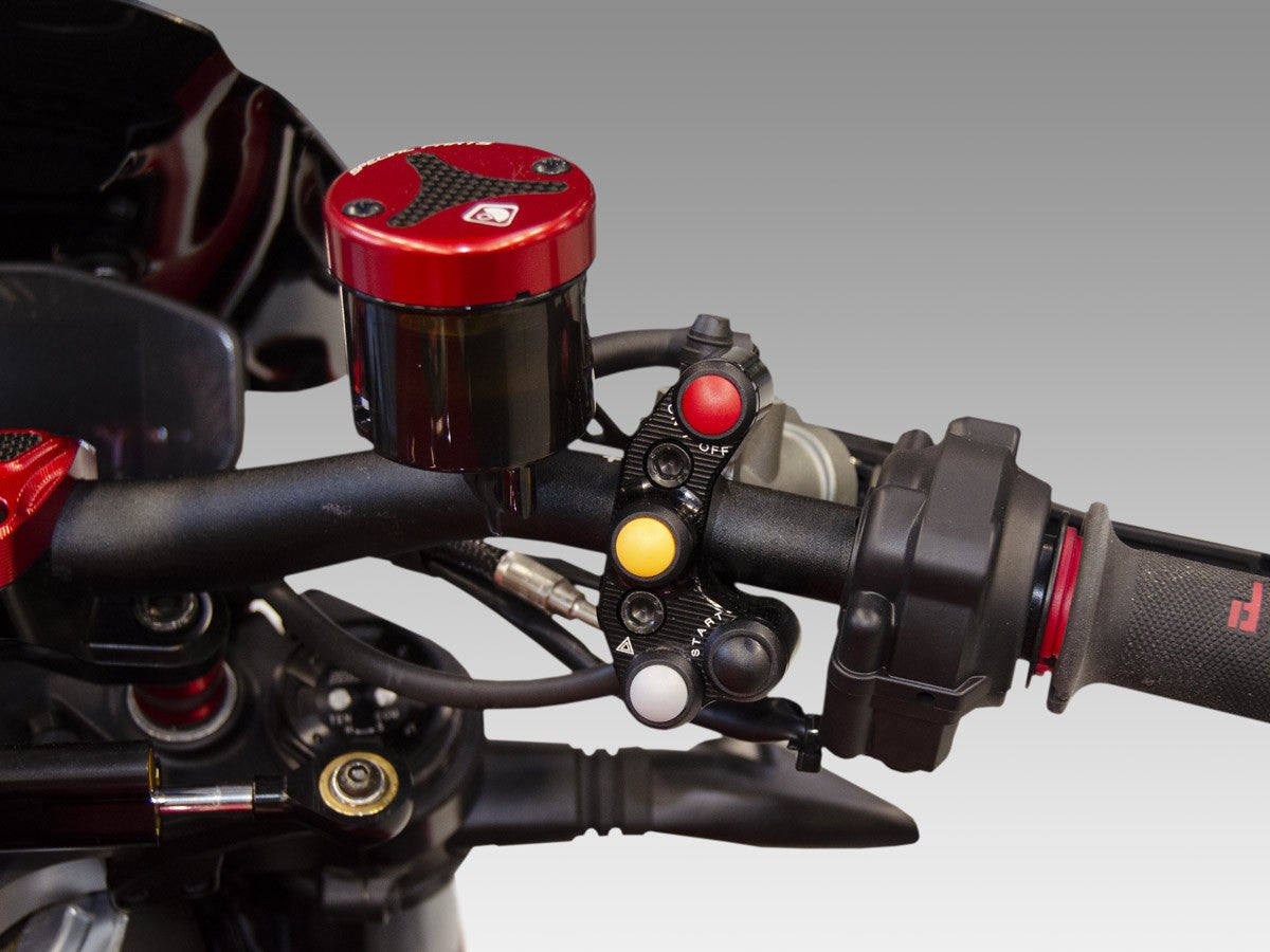 DBK TLS01 Moto Guzzi V100 / Stelvio Front Fluid Tanks Caps – Accessories in the Motodeal Motorcycle Aftermarket Accessories and Parts Online Shop