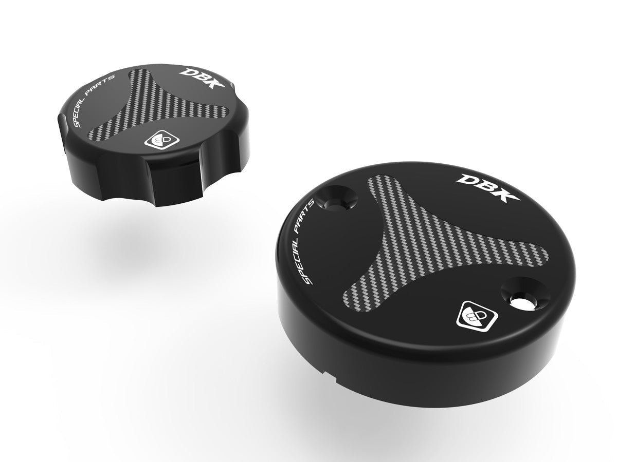 DBK TLS01 Ducati / KTM Front Fluid Tanks Caps – Accessories in the Motodeal Motorcycle Aftermarket Accessories and Parts Online Shop