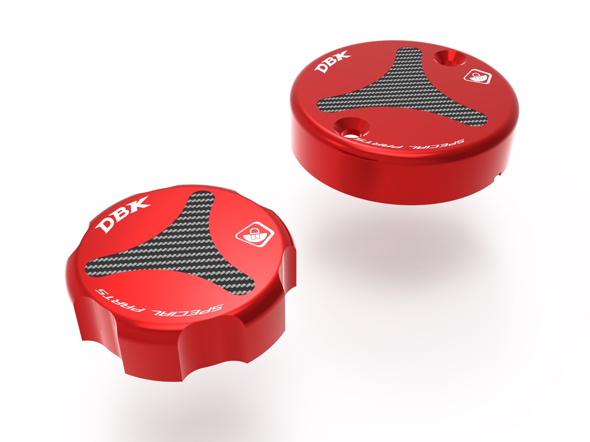 DBK TLS01 Moto Guzzi V100 / Stelvio Front Fluid Tanks Caps – Accessories in the Motodeal Motorcycle Aftermarket Accessories and Parts Online Shop