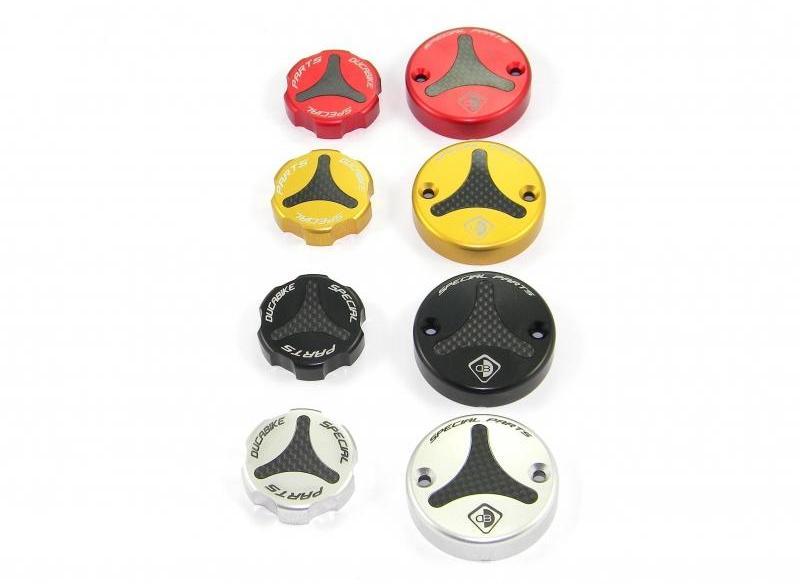 DBK TLS01 Moto Guzzi V100 / Stelvio Front Fluid Tanks Caps – Accessories in the Motodeal Motorcycle Aftermarket Accessories and Parts Online Shop