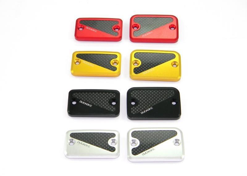 TLS02 - DUCABIKE Ducati Monster / Hypermotard Front Fluid Tanks caps – Accessories in the Motodeal Motorcycle Aftermarket Accessories and Parts Online Shop