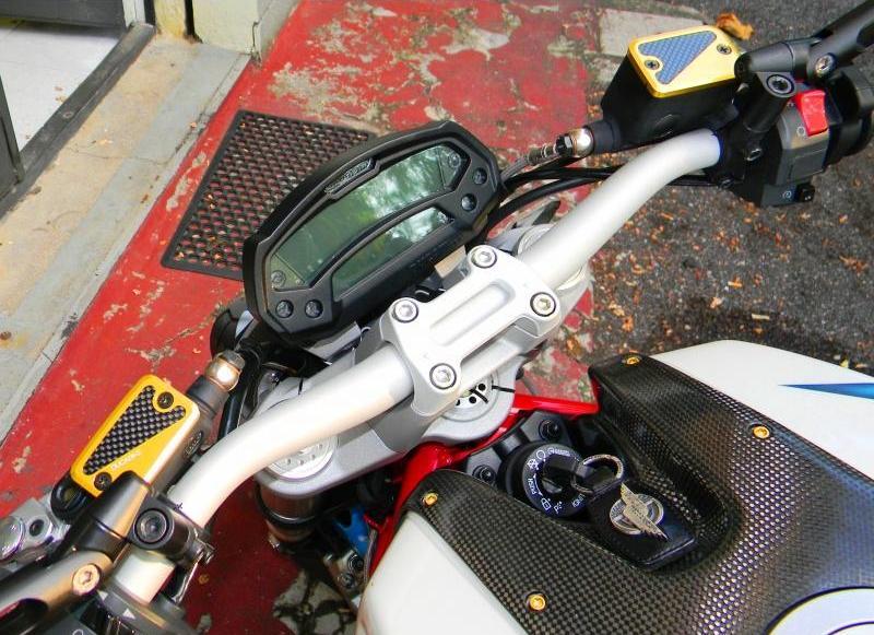 TLS02 - DUCABIKE Ducati Monster / Hypermotard Front Fluid Tanks caps – Accessories in the Motodeal Motorcycle Aftermarket Accessories and Parts Online Shop