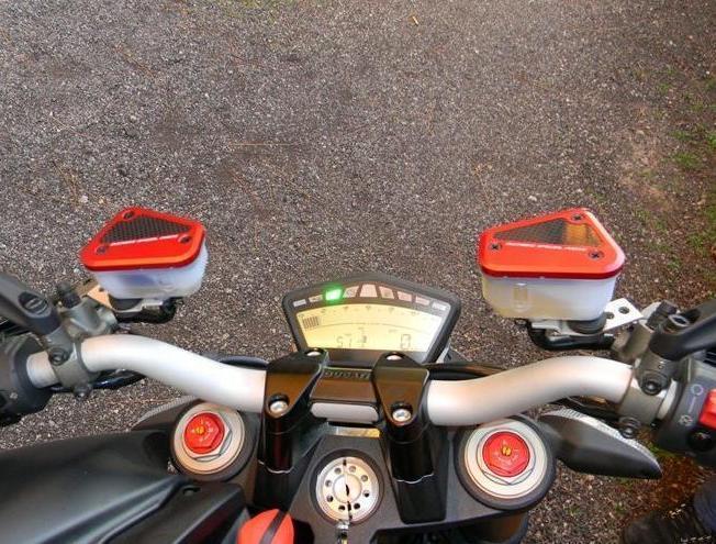 TLS03 - DUCABIKE Ducati Front Fluid Tanks caps – Accessories in the Motodeal Motorcycle Aftermarket Accessories and Parts Online Shop