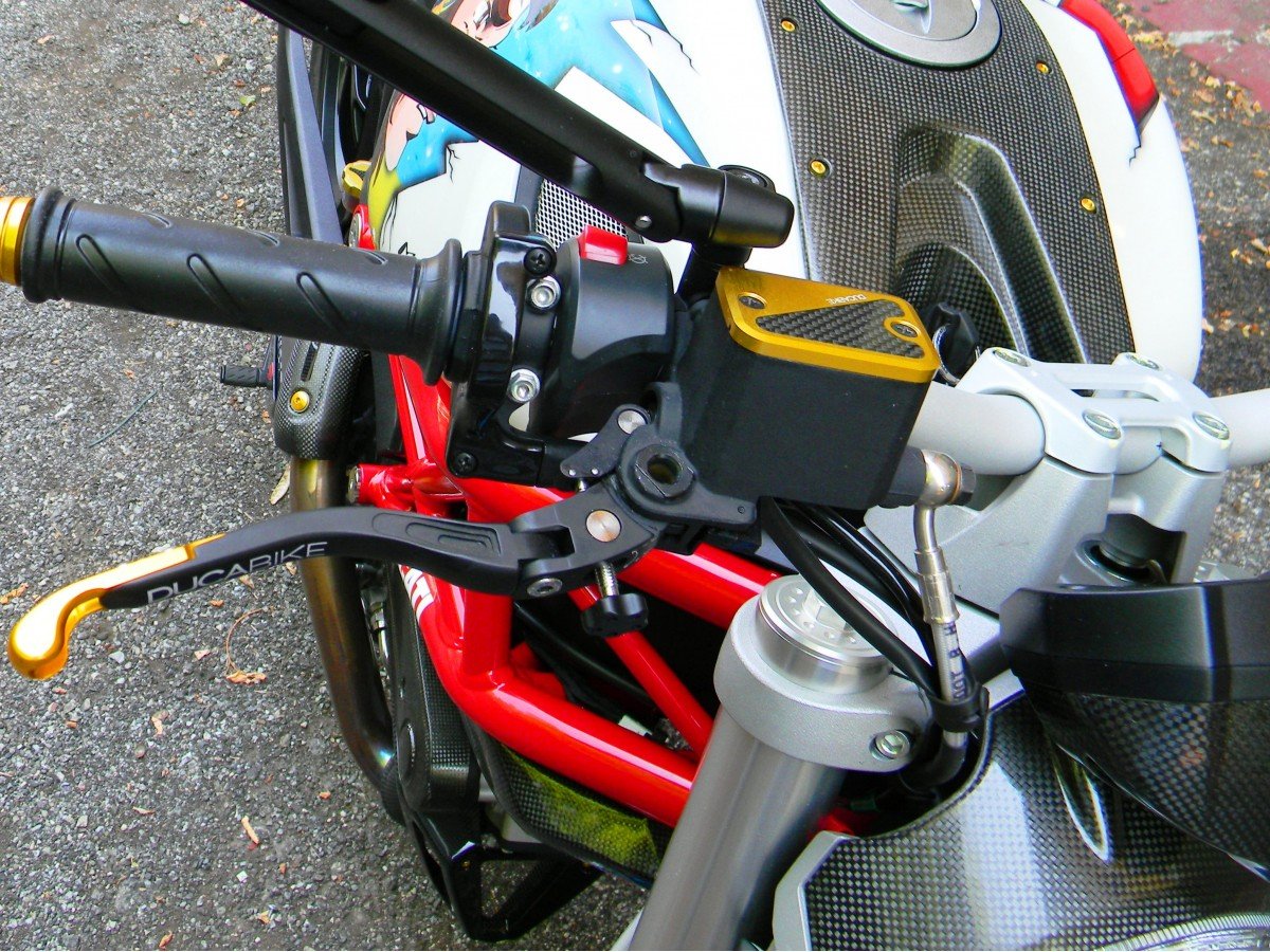 TLS12 - DUCABIKE Ducati Scrambler Front Fluid Tanks caps – Accessories in the Motodeal Motorcycle Aftermarket Accessories and Parts Online Shop