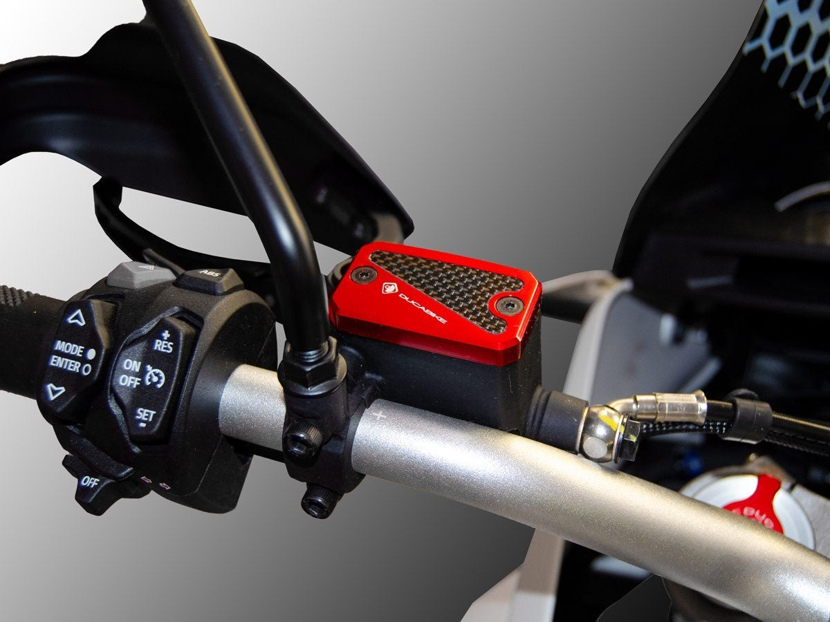 TLS13 - DBK Ducati DesertX / Scrambler 800 / 1100 (2015+) Brake / Clutch Fluid Tank Caps (Pair) – Accessories in the Motodeal Motorcycle Aftermarket Accessories and Parts Online Shop