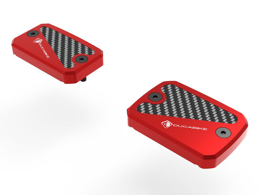 TLS13 - DBK Ducati DesertX / Scrambler 800 / 1100 (2015+) Brake / Clutch Fluid Tank Caps (Pair) – Accessories in the Motodeal Motorcycle Aftermarket Accessories and Parts Online Shop