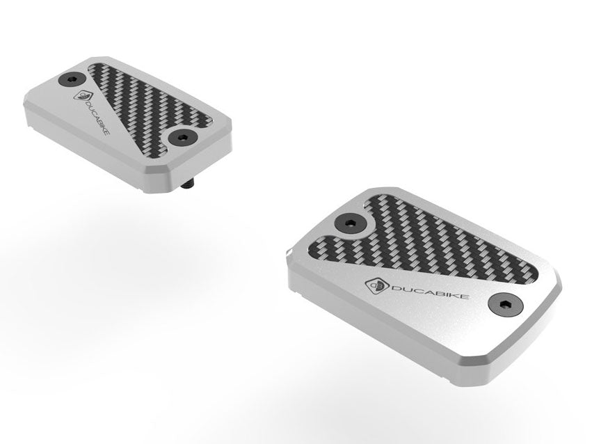 TLS13 - DBK Ducati DesertX / Scrambler 800 / 1100 (2015+) Brake / Clutch Fluid Tank Caps (Pair) – Accessories in the Motodeal Motorcycle Aftermarket Accessories and Parts Online Shop
