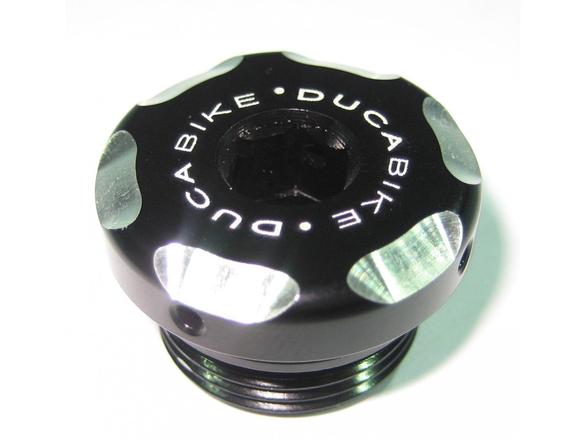 TOS01 - DUCABIKE Ducati Engine Oil Cap – Accessories in the Motodeal Motorcycle Aftermarket Accessories and Parts Online Shop